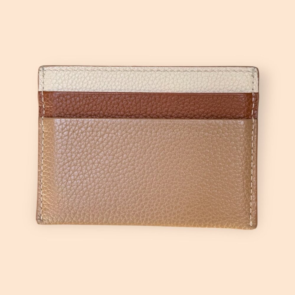 Burberry TB Colorblock Grain Leather Card Holder | NWOT - Picture 3 of 5
